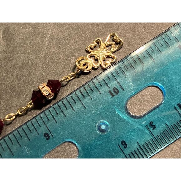 Vatican Museum Red Crystal Bracelet 925 - Picture 6 of 8